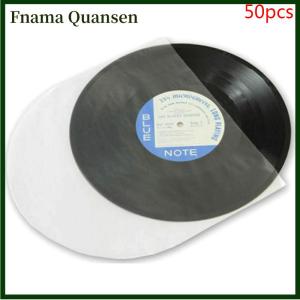 Fnama 50pcs LP Protection Storage กระเป๋าด้านในสำหรับแผ่นเสียง LP VINYL Records CD VINYL
