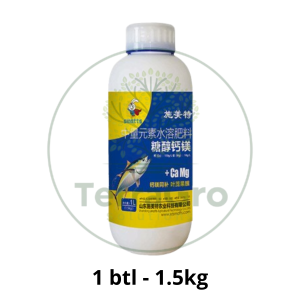 Calcium (Ca) ≥ 150g/L Magnesium (Mg) ≥ 10g/L Chelated Ca Mg Liquid Fertilizer | Prevent Fruit Cracking & Drop | Boost Flower Set & Sweetness