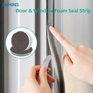 2M Self-adhesive Soundproofing Sealing Strip Sound Proof Door Seal Acoustic Foam Windproof Strip Window Seal Foam Rubber Doors Sponge Anti -Noise