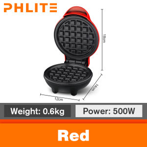 PHLife Electric Waffle Maker Double-sided Heating Waffles Maker Non-stick Sandwich Maker High Quality Egg Cake Waffle Machine Waffle Maker