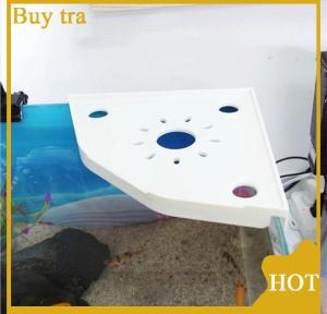 [Buytra] Bể cá góc lưu trữ giá đục lỗ miễn phí lưu trữ Giá bể cá cảnh quan hàng đầu khung thủy canh cây xanh khay