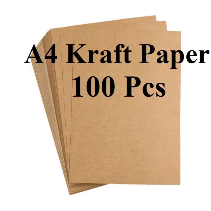 A4 Kraft Paper / Brown Kraft Paper / Kertas Kraf / Brown Paper A4 95gsm