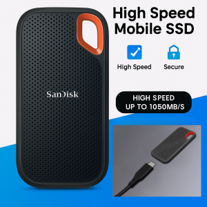 【ของแท้】ฮาร์ดไดรฟ์แบบพกพาโซลิดสเตตความเร็วสูง 6TB หน่วยความจำแฟลช Type C /USB 3.0 ไดรฟ์ป้องกันการกระแทกแบบพกพา