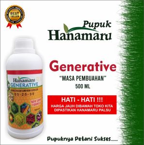 PUPUK HANAMARU GENERATIVE - UNTUK SEMUA JENIS TANAMAN