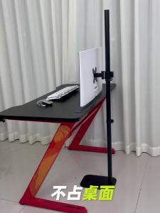Display Mounting Arm Computer Stand Floor PC Monitor Stand Laptop Stand Rack Horizontal Desktop Floor Monitor Base Suitable for Hairtail Screen Hidden Computer Monitor Holder Arm