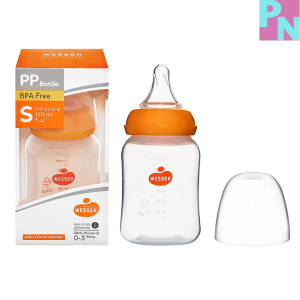 Bình sữa Wesser cổ hẹp cho bé dung tích 60ml - 140ml - 250ml núm vú siêu mềm tặng kèm van chống sặc chống đầy hơi cho bé Không chứa chât BPA