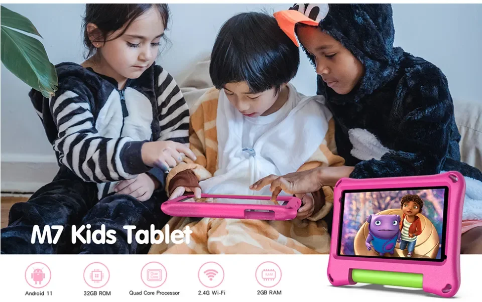 Children's Tablet Android11 7-inch Kids'Tablet 4-Core CPU Wi-Fi Model  RAM2GB / ROM32GB Tablet Children's Eye-friendly Tablet PC Applies to  Learning / Online Lessons / Children's Gifts (with Kids' Proof Case ) |  Lazada