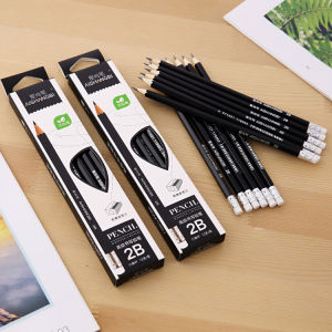 AISHANG 2B Pencil (Set of 12pcs) / 2B / Pensil 2b / Writing Pencil Exam Grade 2b