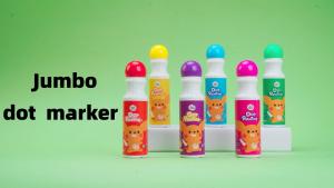 Jar Melo Washable Dot Markers Kids Dot Paint Markers Non-Toxic Colorful Pen with Activity Book Drawing Book for Toddlers&Preschoolers Chlidren Daubers Arts and Crafts Kits