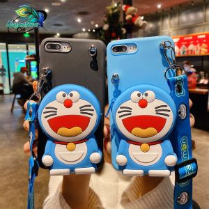 Case Dompet Karakter & Casing Oval untuk Smartphone REALME & OPPO