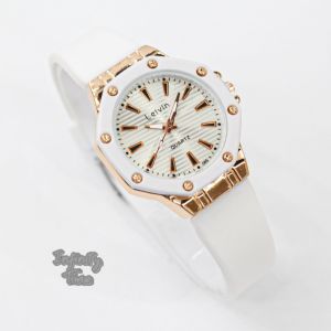 Infinitytime Jam Tangan Cewek Leivin 6802 Fashion Watch Analog Strap Rubber