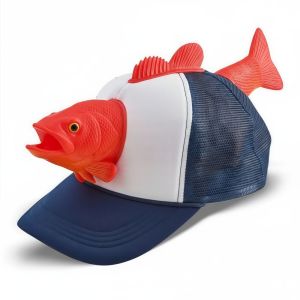 UNIITY 3D Fish Animal Trucker Hat Mesh Adjustable Fit Novelty Fishing Hat Funny One Size Baseball Cap For Men Women