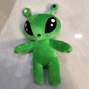15/34CM Green Alien Kawaii Plush Toys Cute Soft Stuffed Pillow Doll Cartoon Anime Dolls for Kid Birthday Christmas Gift