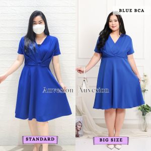 3690 maple scuba dress busui dress ada ukuran bigsize dress natal wanita