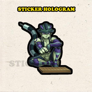 Stiker Hologram X HUNTER LORD CHIMERA ukuran 8 cm