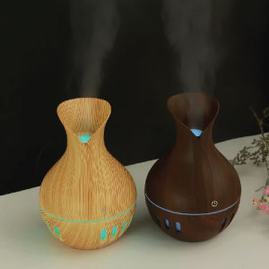 Ultrasonic Aroma Diffuser Home Mist Maker Humidifer Air Purifier LED Light Vase Shape / Pewangi Udara