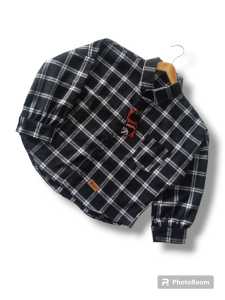 Kemeja Croptop Flanel Dewasa JUMBO BB 80kg Bahan Flanel Super Viral dan Murah