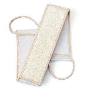 YOUYO Household Invigorate Skin Deep Clean Natural Exfoliating Loofah Bath Strap Massage Brush Shower Brush Back Scrubber