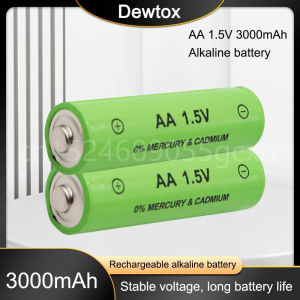 NEW - 1-2pcs New AA Rechargeable Battery 1.5V 3000mah Alkaline Batteries for Remote Control Electronic Toys LED Light Shaver R