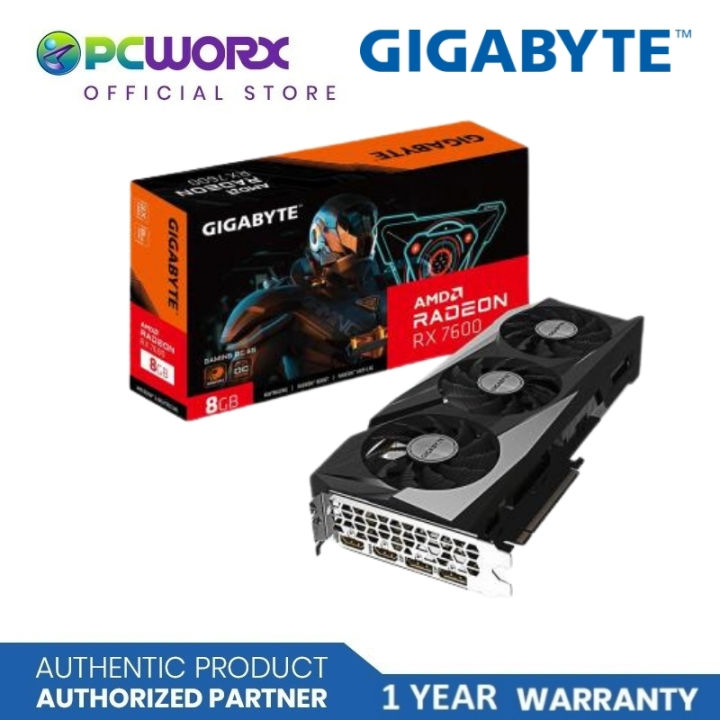 Gigabyte GV-R76XTGAMING-OC-16GD RADEON RX7600XT GAMING OC 16GB GDDR6 DP ...