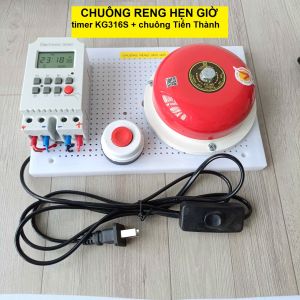 Bộ Chuông Báo Hẹn Giờ TIẾN THÀNH cho nhà xưởng trường học..chính xác từng giây LẮP SẴN