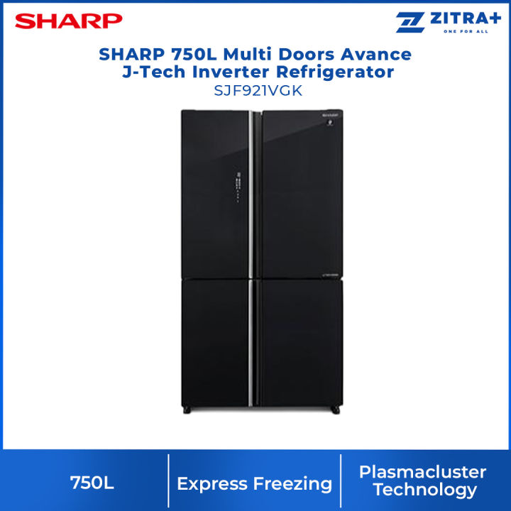SHARP 750L Multi Doors Avance J-Tech Inverter Refrigerator SJF921VGK ...
