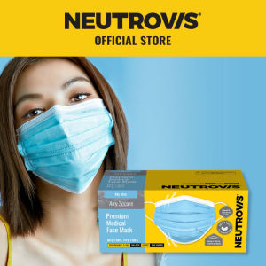 Neutrovis 3-Ply Airy Secure Premium Medical Face Mask 50s - Sky Blue (AIRY)