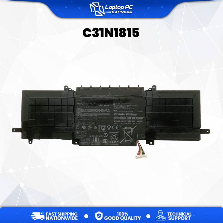 Batteria 50Wh C31N1815 Per ASUS ZenBook 13 UX333/RX333/BX333 Series - Sostitutiva, Sicura, 18 Mesi Garanzia
