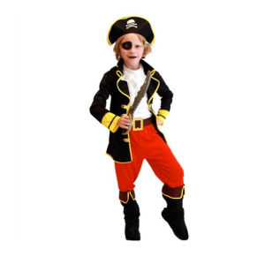 ชุดโจรสลัดวันฮาโลวีนสำหรับเด็กผู้ชายชุดคอสเพลย์สำหรับเด็กชุดแฟนซีปาร์ตี้งานคาร์นิวัลโรงเรียนวันเกิด