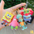 OHO พวงกุญแจ สปองบ๊อบ Spongebob มีกระดิ่ง จี้พวงกุญแจ พวงกุญแจห้อยกระเป๋า พวงกุญลายการ์ตูน. 