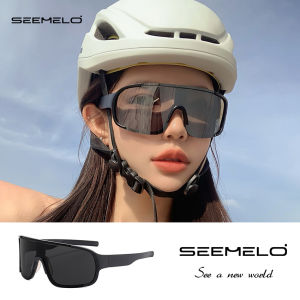 SEEMELO แว่นตากันแดดแว่นตาโพลาไรซ์กลางแจ้งสำหรับผู้ชายและผู้หญิงแว่นตากันแดดสำหรับปีนเขาแว่นกันแดดกระจกชิ้นเดียวทรงโอเวอร์ไซส์ใหญ่พิเศษแว่นกันแดดสำหรับผู้ชายการเดินทางดีไซน์แบรนด์แว่นตากันแดดสำหรับผู้ชายขับรถตกปลาแว่นตา UV400