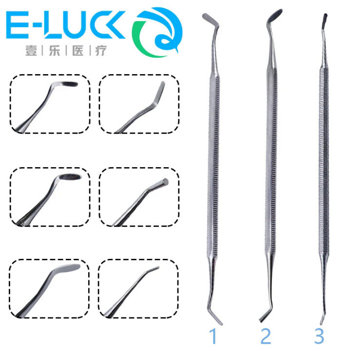 Dental instrument tool cement filling restoration spatula double ends ...