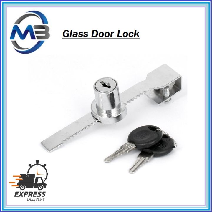 Window Lock Glass Sliding Door Saw Lock for Shop Showcase Counter