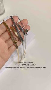 [KHÔNG ĐEN GỈ] Dây chuyền vòng cổ titan không gỉ thiết kế dáng dẹp Ciao accessories