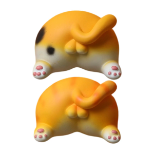 Cartoon Cats Butt Refrigerator Magnets Strong Magnetic Resins Decoration Ornament For Home Office Metal Surfaces