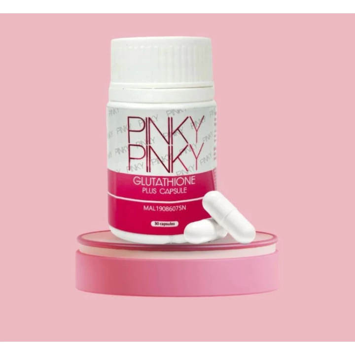 Pinky Pinky glutathione plus | brightening booster | fluffy white | 1 capsule 200g | Glutathione Capsules Glutathione For Skin - Lazada