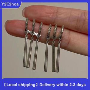 【Local shipping】 1Pair One Piece Zoro Anime Earrings Women Men Cosplay Earrings Jewelry Fashion Fake Triple Earring Dangle Long Earing
