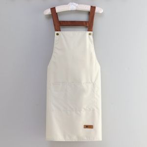 Waterproof Apron Coffee Shop Barber Working Bib Kitchen Cooking Aprons BBQ Apron