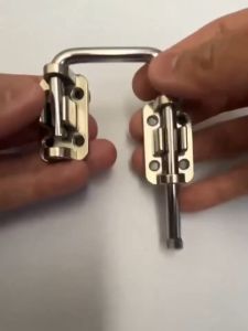 Stainless Steel 90°/180° Door Latch Anti-Theft Lock Punch-Free Door Buckle Child Safety Lock