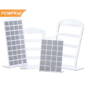 【PCWFKef】 Vòng Cổ Vòng Đeo Tay Bông Tai Đồ Trang Sức Treo Phụ Kiện Hiển Thị Tủ Quần Áo Earing Đứng Cho Nhựa Earingstand