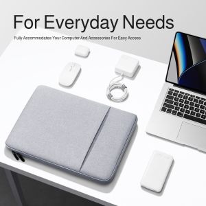 กระเป๋าคอมพิวเตอร์ ป้องกันรอยขีดข่วน กระเป๋าในคอมพิวเตอร์ อ่อนนุ่ม ทนทาน สีทึบ มีความยืดหยุ่นสูง