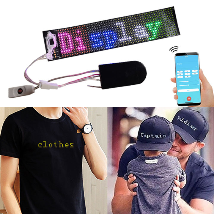 [UNHJ] New Bluetooth LED Name Badge DIY Programmable Scrolling Message ...