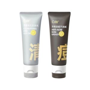 C Coffee C咖胶态硫净痘控油氨基酸双管洗面奶Coffee Colloidal Sulfur Acne Purifying Oil Control Amino Acid Double Tube Facial Cleanser Deep Cleansing Anti-Acne Face Cleanser