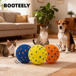 Interactive Dog Toys Dog Ball Automatic Moving Dog Ball Bouncing and Rotating Smart Ball for Small/Medium/Large Dogs Durable 32026