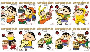 Sách - Combo Shin cậu bé bút chì truyện ngắn - 10 quyển (giao ngẫu nhiên) + bán kèm 1 bút viết