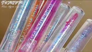 6 Colors Transparent Glass Lip Gloss Lip Cosmetics Makeup Mirror Water Lip Gloss Lip Glaze Moisturizing Gloss