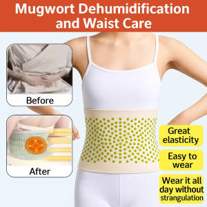 Breathable Stomach Heating Belt  Mugwort Dehumidification And Waist Care   Self-Heating Dehumidification   Pain Relief  Waist Protection