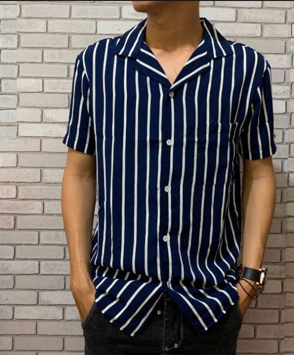 kemeja%20santai%20%20kemeja%20Casual%20/%20kemeja%20Garis%20Garis%20%20Hitam%20Putih%20%20bisa%20COD.%20-%20Image%2010
