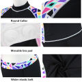 Full Body Women Long Sleeve Rash guards with Black Swimming Pants Diving Suit Swimsuit Printing Swimwear Sunscreen Bathing Suits Yoga Sports Clothing. 
