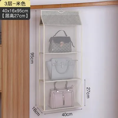 Bag storage behind door hanging wardrobe hanging organizer Tote bag hanging storage bag handbag organizer
